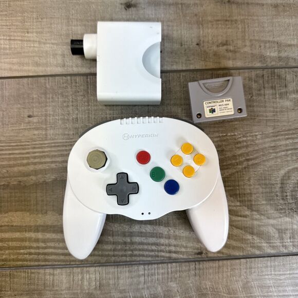Hyperkin Admiral Premium Bluetooth Controller for Nintendo 64 W Controller Pak - Picture 1 of 7